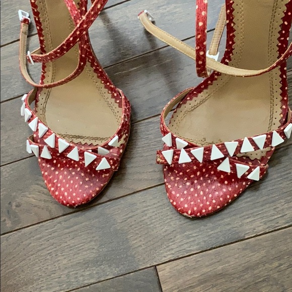 Red Aquazurra Sandals - Picture 4 of 6